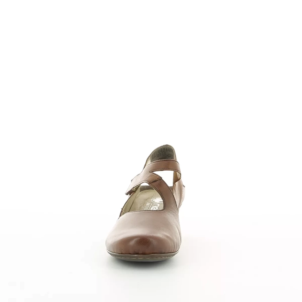 Image (5) de la chaussures Rieker - Escarpins Cuir naturel / Cognac en Cuir