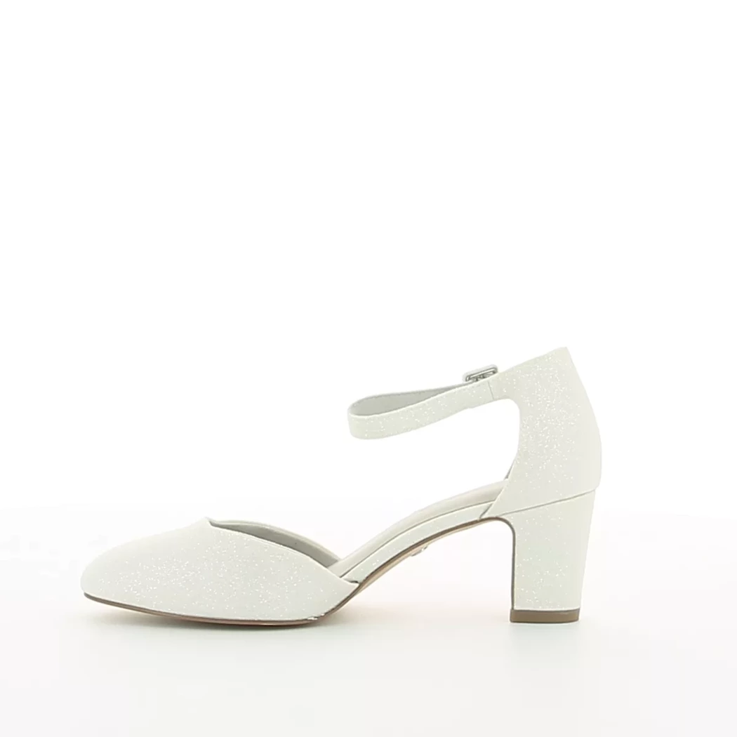 Image (4) de la chaussures Tamaris - Escarpins Blanc en Textile
