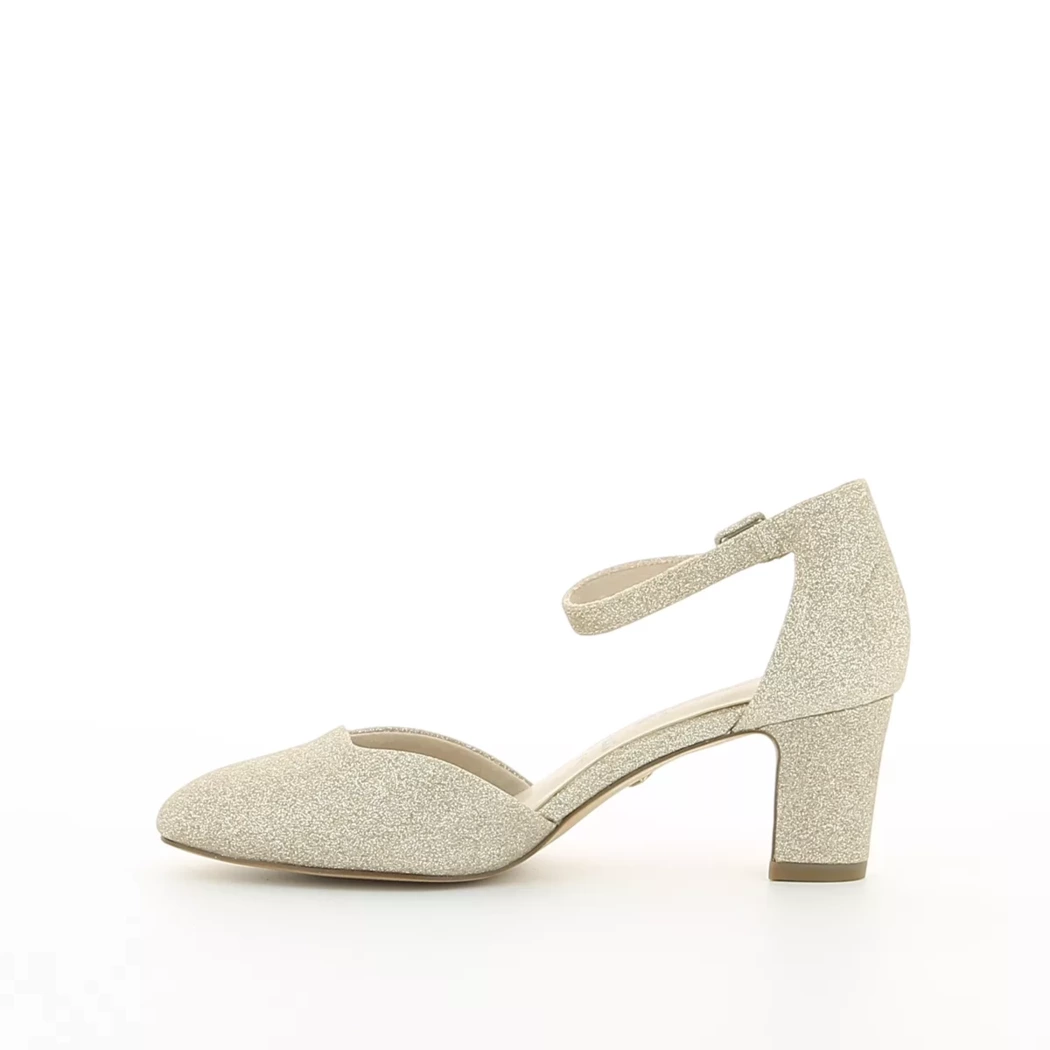 Image (4) de la chaussures Tamaris - Escarpins Or / Bronze / Platine en Textile