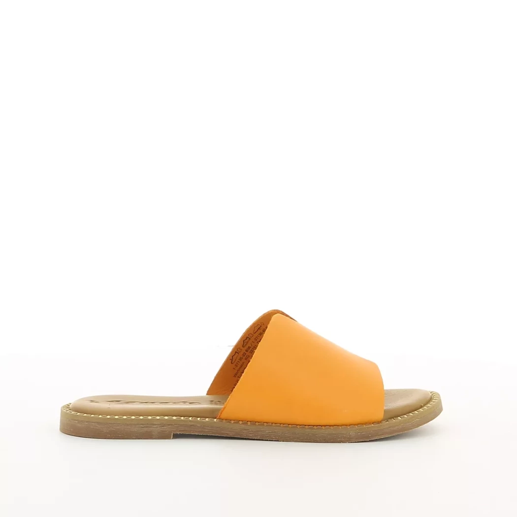 Image (2) de la chaussures Tamaris - Mules et Sabots Orange en Cuir