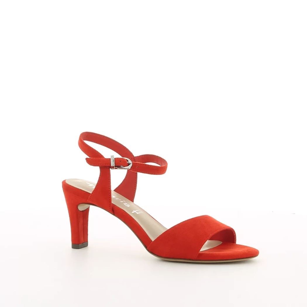 Image (1) de la chaussures Tamaris - Sandales et Nu-Pieds Rouge en Cuir synthétique