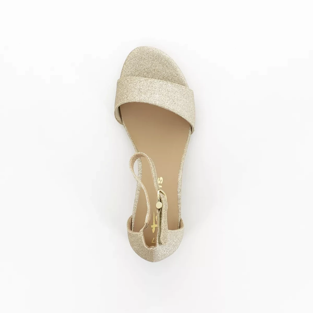 Image (6) de la chaussures Tamaris - Sandales et Nu-Pieds Or / Bronze / Platine en Textile