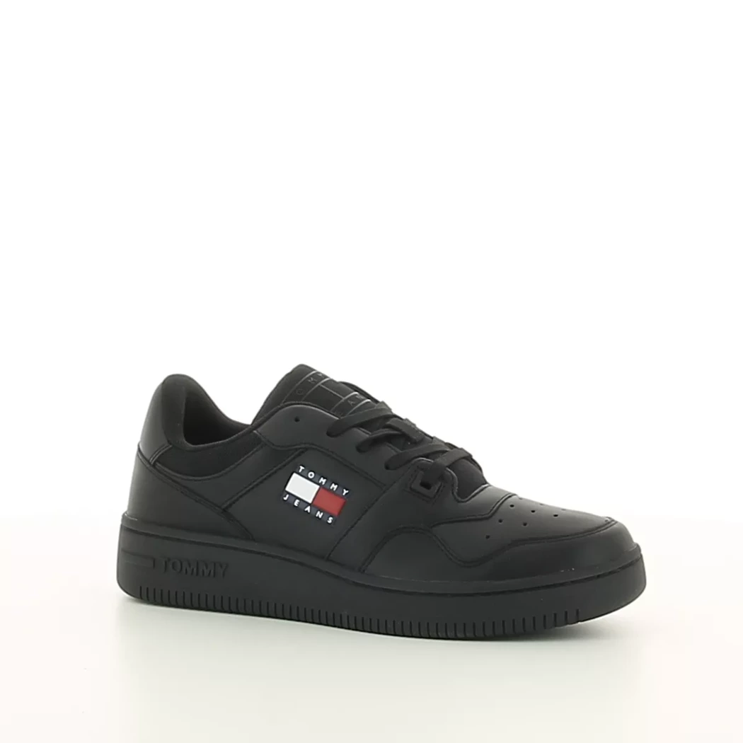 Image (1) de la chaussures Tommy jeans - Baskets Noir en Cuir