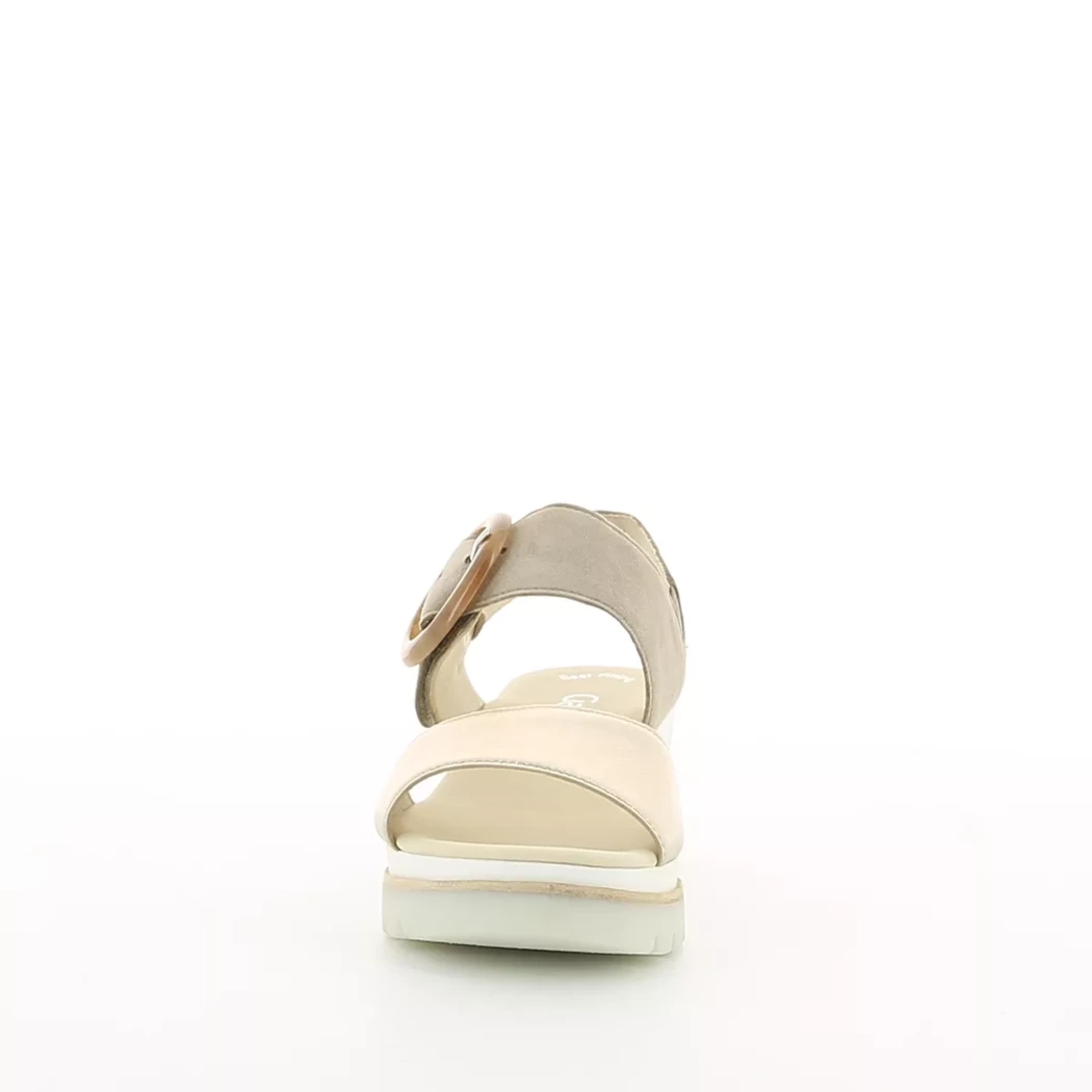 Image (5) de la chaussures Gabor - Sandales et Nu-Pieds Or / Bronze / Platine en Cuir