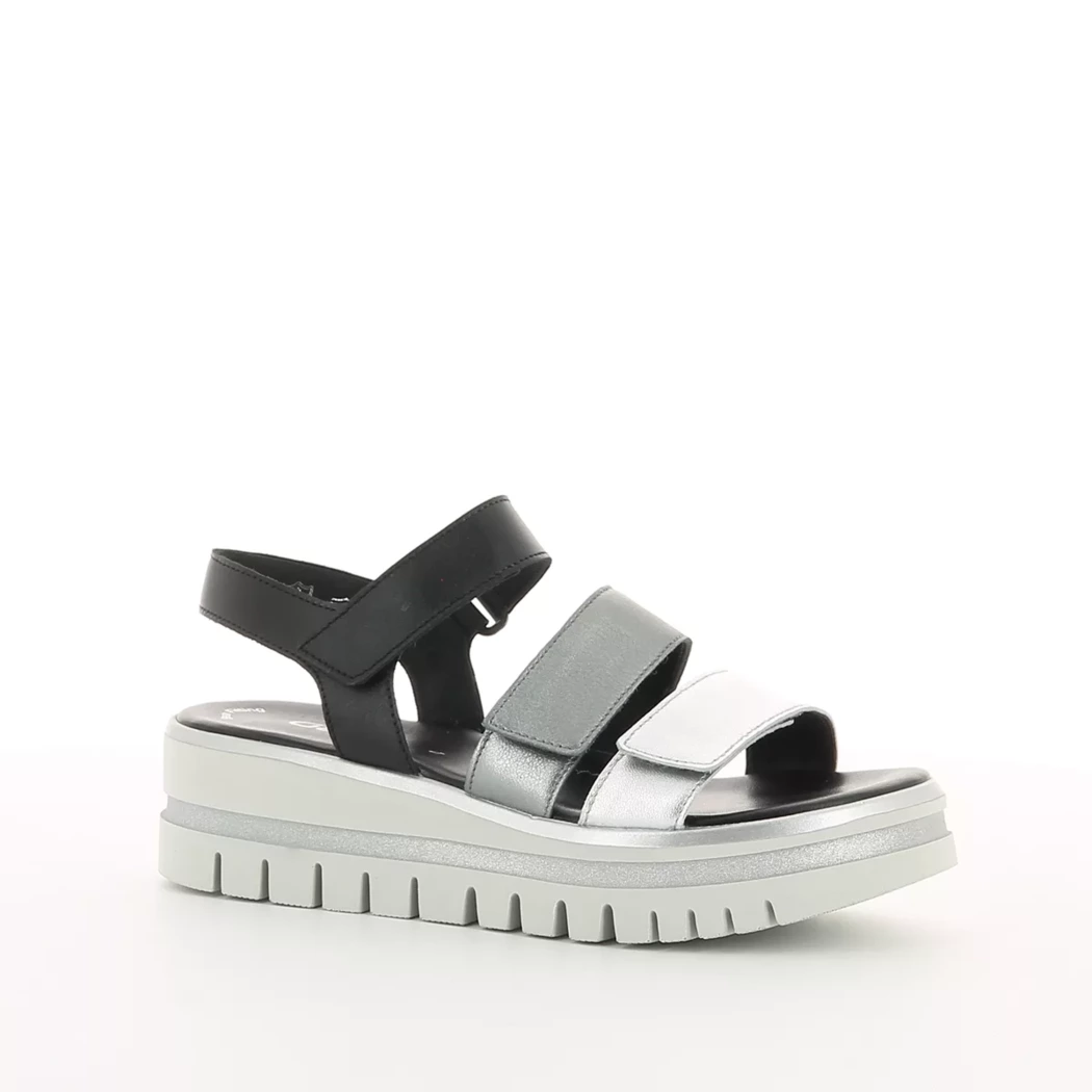 Image (1) de la chaussures Gabor - Sandales et Nu-Pieds Noir en Cuir