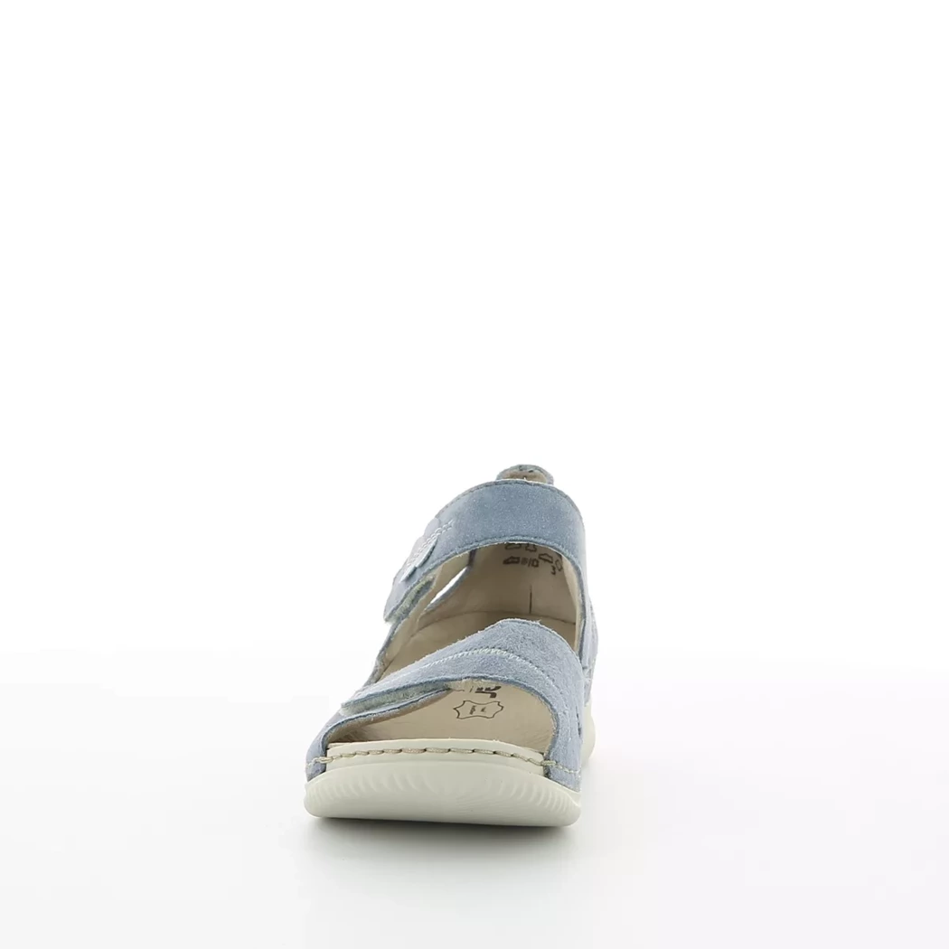 Image (5) de la chaussures Rieker - Sandales et Nu-Pieds Bleu en Cuir nubuck