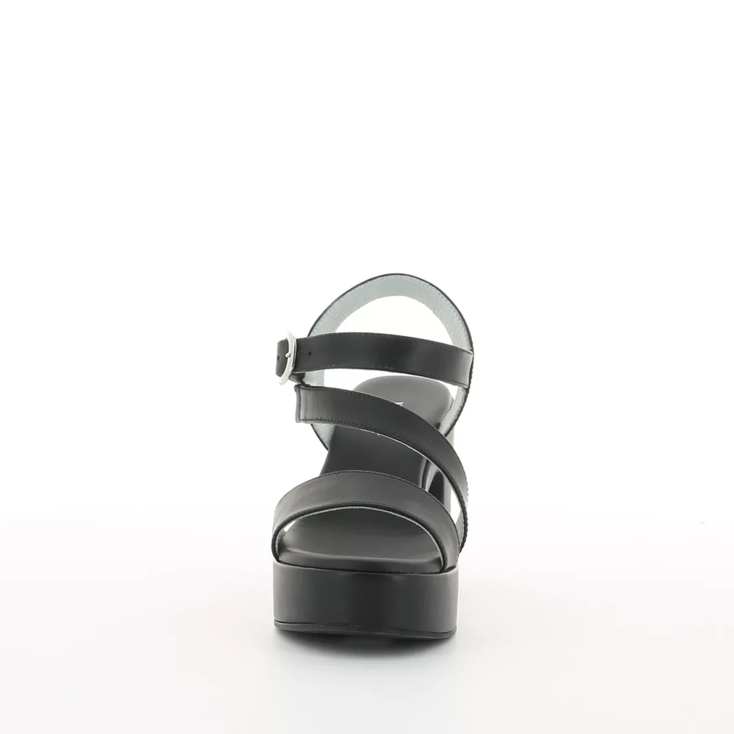 Image (5) de la chaussures Nero Giardini - Sandales et Nu-Pieds Noir en Cuir
