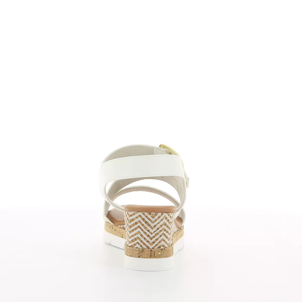 Image (3) de la chaussures Jana - Sandales et Nu-Pieds Blanc en Cuir synthétique