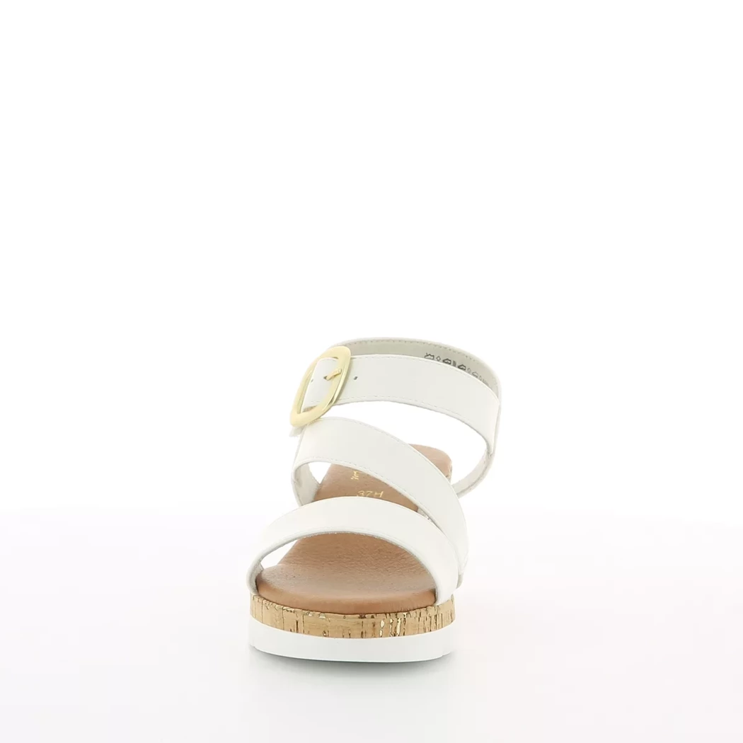 Image (5) de la chaussures Jana - Sandales et Nu-Pieds Blanc en Cuir synthétique