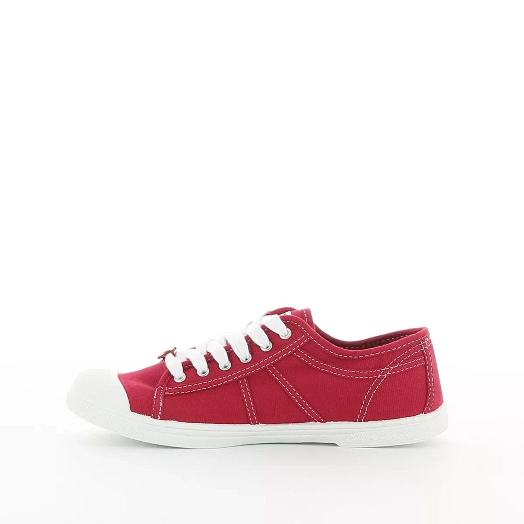 Image (4) de la chaussures Le Temps des Cerises - Baskets Rouge en Textile