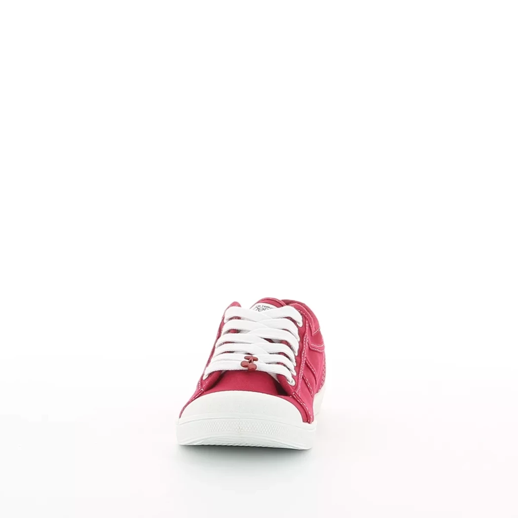 Image (5) de la chaussures Le Temps des Cerises - Baskets Rouge en Textile
