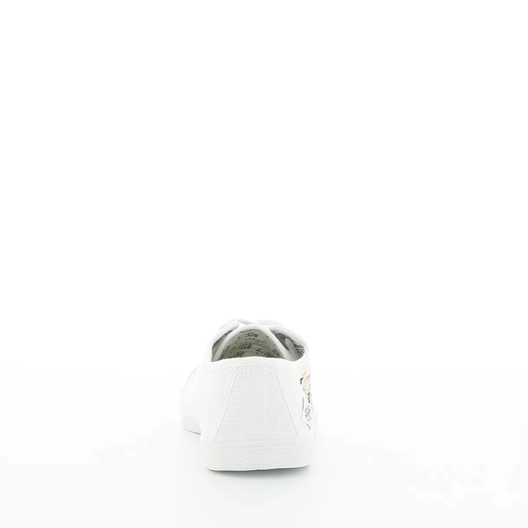 Image (3) de la chaussures Le Temps des Cerises - Baskets Blanc en Textile