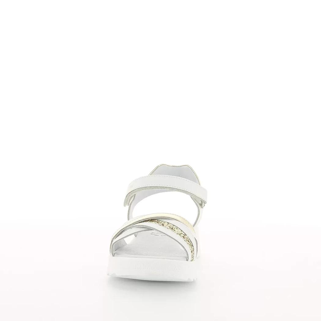 Image (5) de la chaussures Nero Giardini Junior - Sandales et Nu-Pieds Blanc en Cuir synthétique