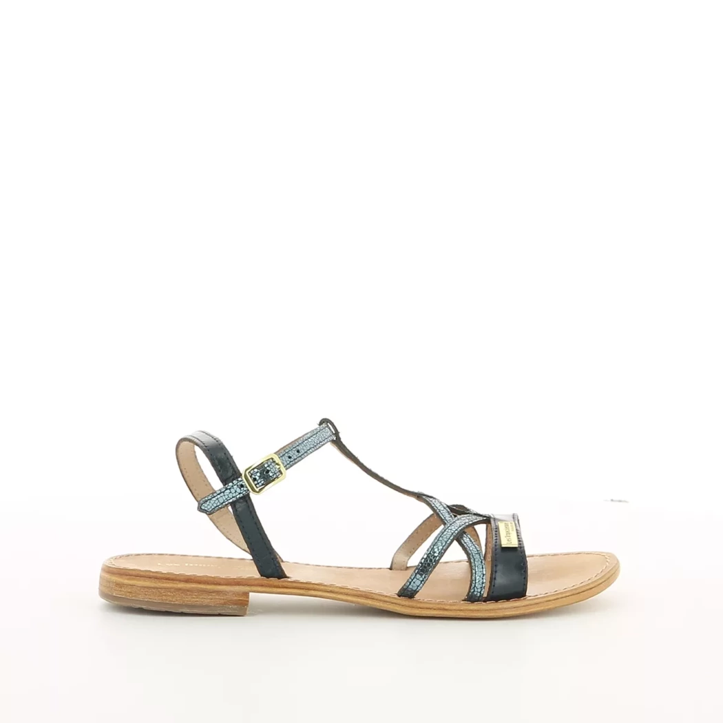 Image (2) de la chaussures Les Tropeziennes - Sandales et Nu-Pieds Bleu en Cuir