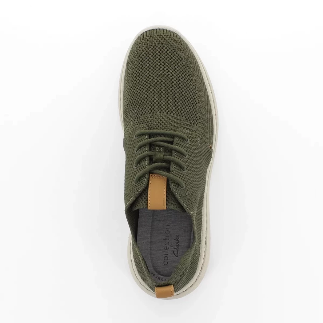 Image (6) de la chaussures Clarks - Baskets Vert en Textile