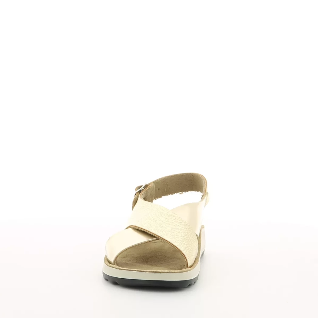 Image (5) de la chaussures Fly Flot - Sandales et Nu-Pieds Or / Bronze / Platine en Cuir synthétique