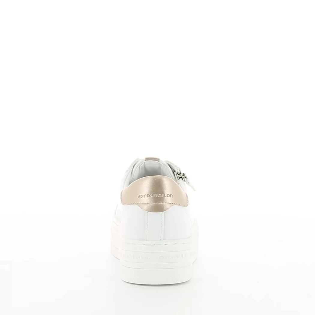 Image (3) de la chaussures Tom Tailor - Baskets Blanc en Cuir synthétique