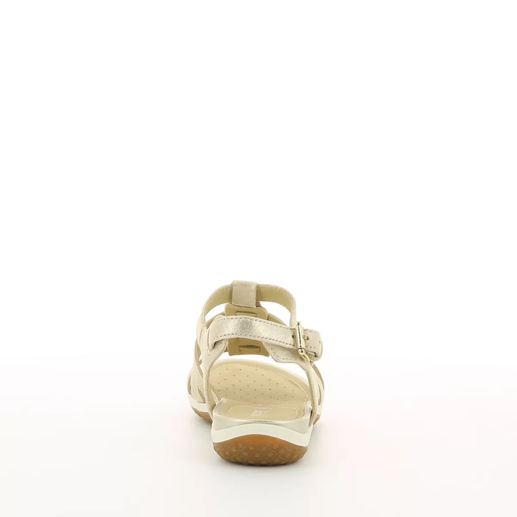Image (3) de la chaussures Geox - Sandales et Nu-Pieds Or / Bronze / Platine en Cuir nubuck