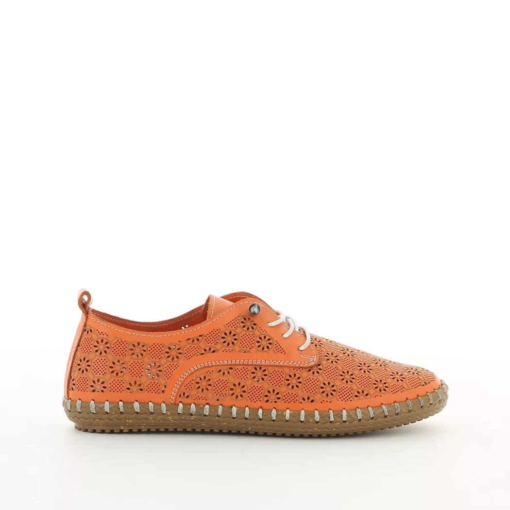 Image (2) de la chaussures Cosmos Comfort - Baskets Orange en Cuir
