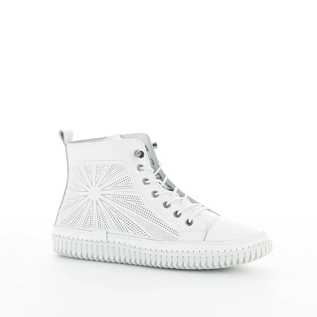 Image (1) de la chaussures Cosmos Comfort - Bottines Blanc en Cuir