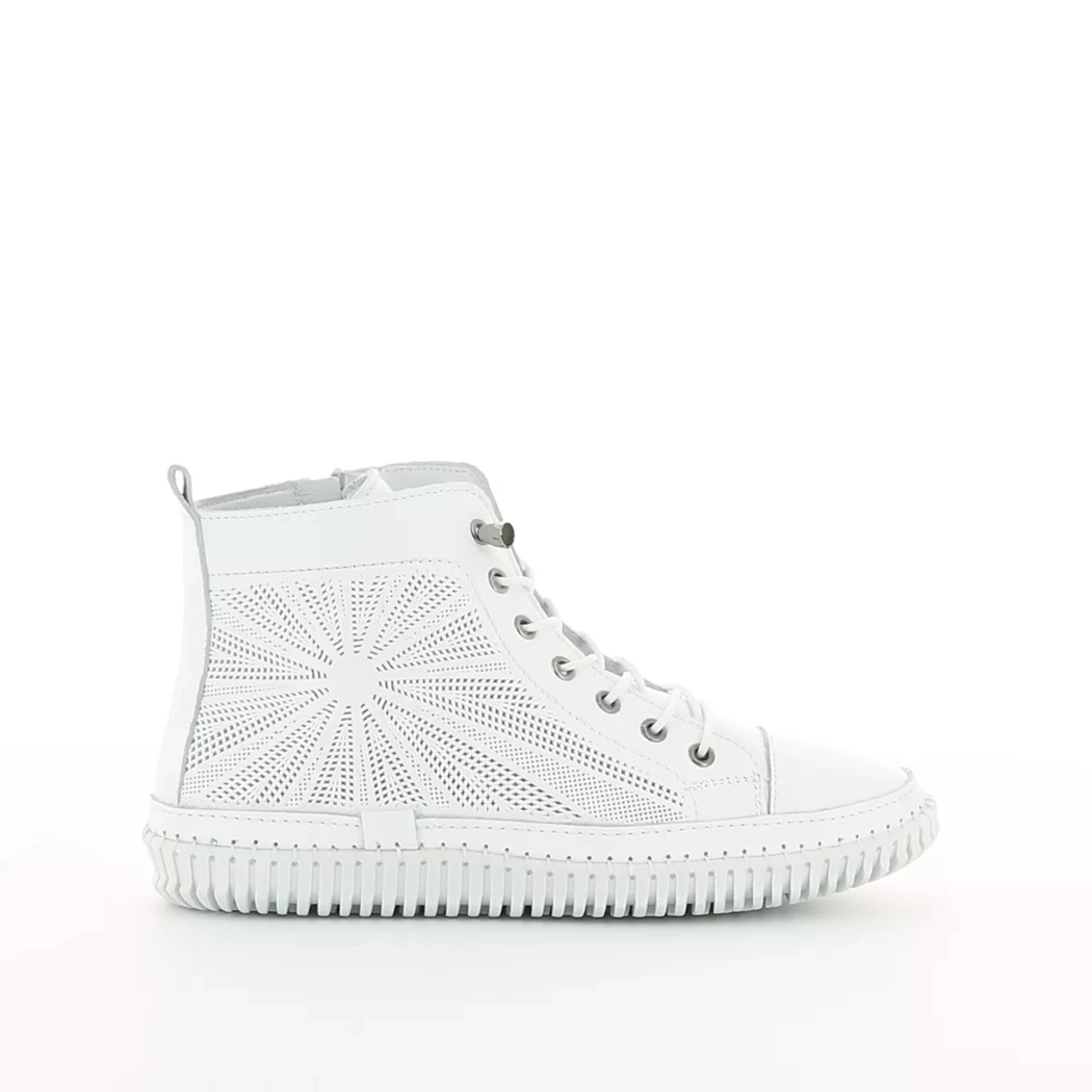 Image (2) de la chaussures Cosmos Comfort - Bottines Blanc en Cuir