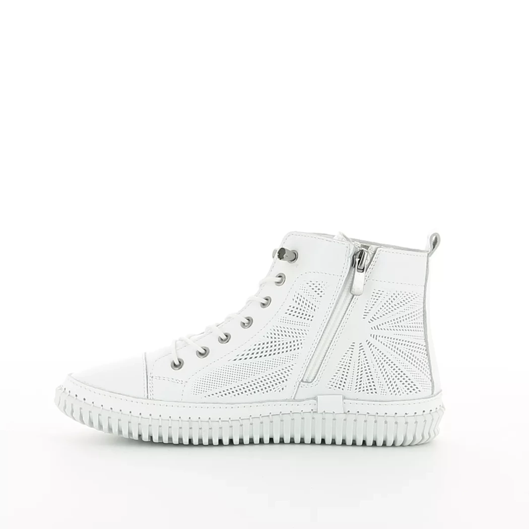 Image (4) de la chaussures Cosmos Comfort - Bottines Blanc en Cuir