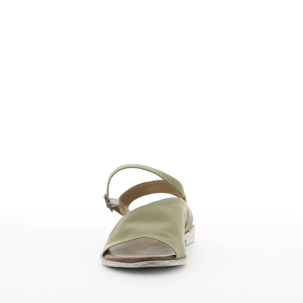 Image (5) de la chaussures Bueno - Sandales et Nu-Pieds Vert en Cuir