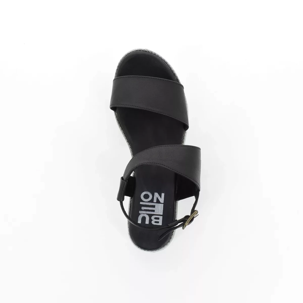 Image (6) de la chaussures Bueno - Sandales et Nu-Pieds Noir en Cuir