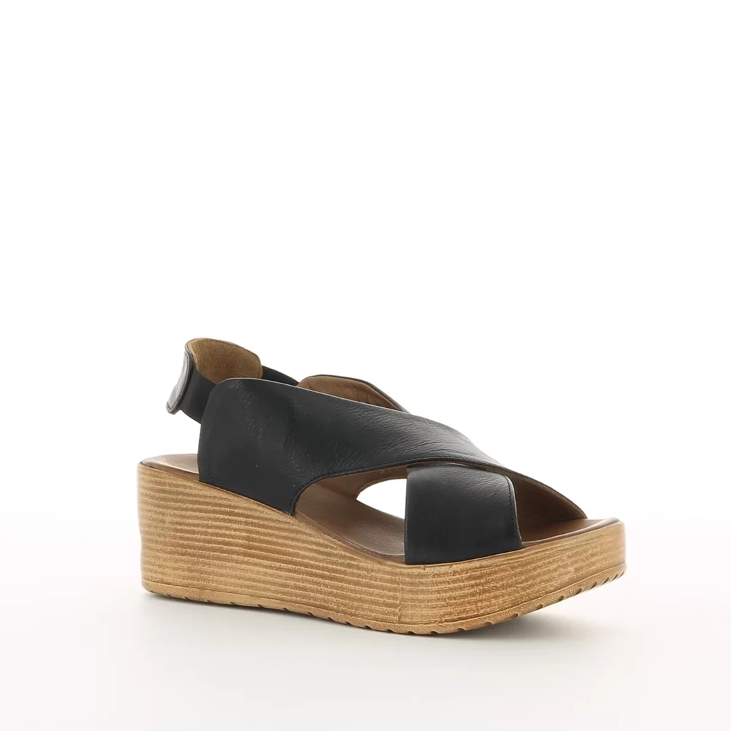 Image (1) de la chaussures Bueno - Sandales et Nu-Pieds Noir en Cuir