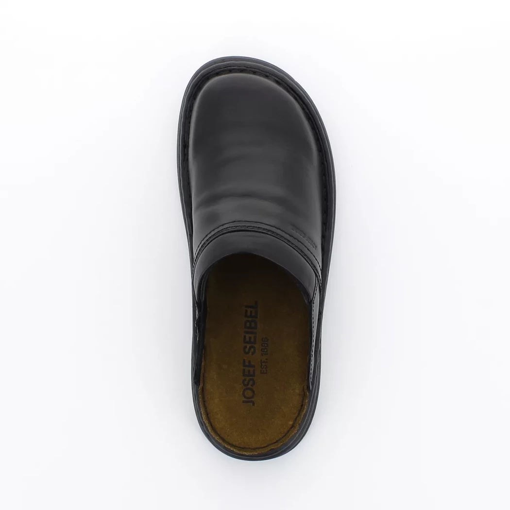 Image (6) de la chaussures Josef Seibel - Mules et Sabots Noir en Cuir
