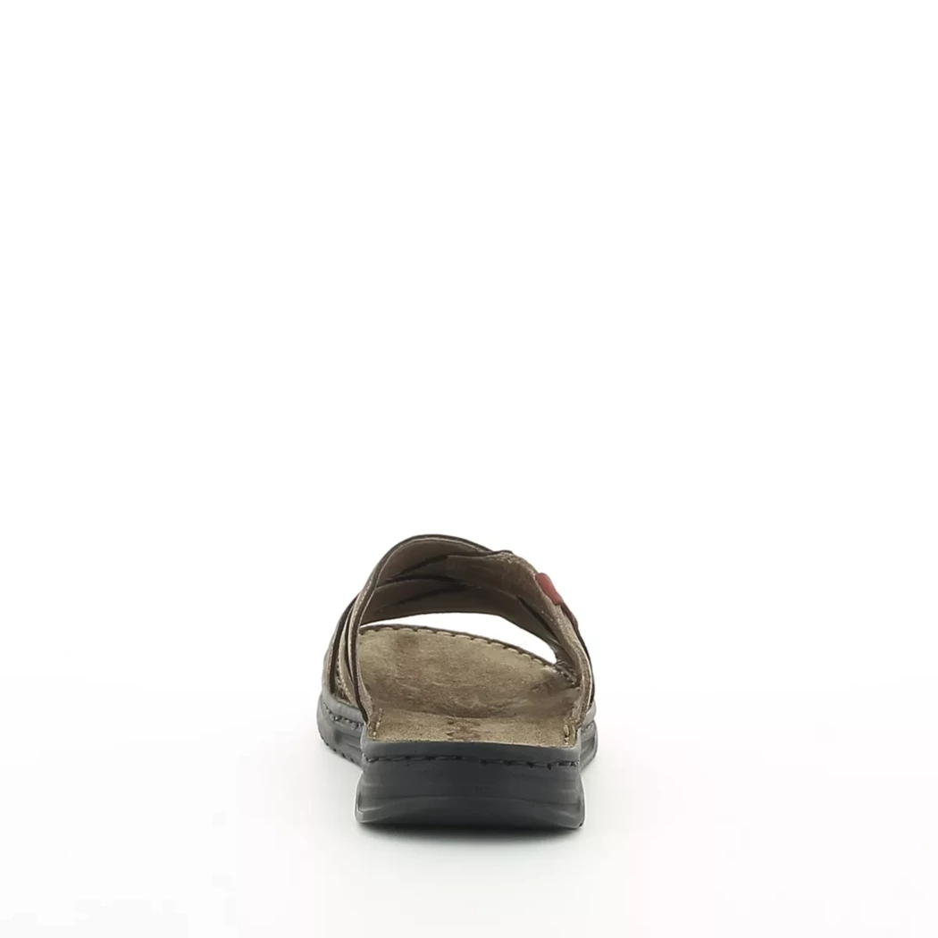 Image (3) de la chaussures Rohde - Mules et Sabots Marron en Cuir nubuck