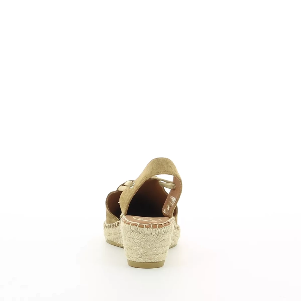 Image (3) de la chaussures Viguera - Escarpins Taupe en Cuir nubuck