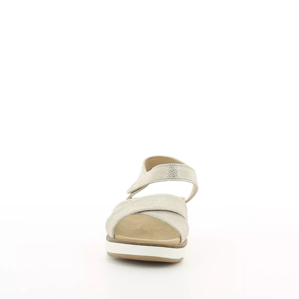Image (5) de la chaussures Aco Shoes - Sandales et Nu-Pieds Or / Bronze / Platine en Cuir nubuck