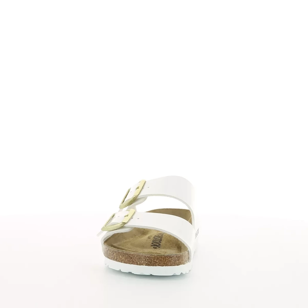 Image (5) de la chaussures Birkenstock - Mules et Sabots Blanc en Cuir synthétique