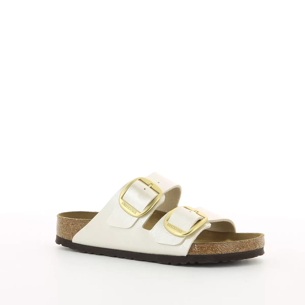 Image (1) de la chaussures Birkenstock - Mules et Sabots Beige en Cuir synthétique