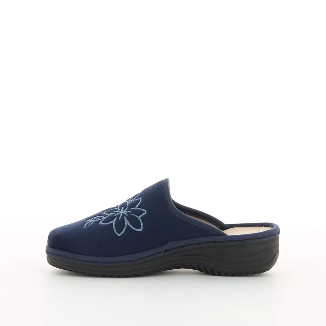 Image (4) de la chaussures La Maison de l'Espadrille - Pantoufles et Chaussons Bleu en Textile