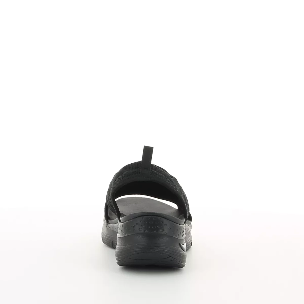 Image (3) de la chaussures Skechers - Sandales et Nu-Pieds Noir en Nylon