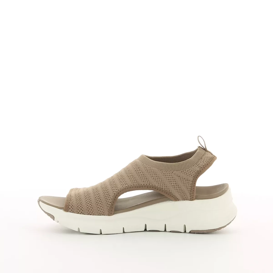 Image (4) de la chaussures Skechers - Sandales et Nu-Pieds Taupe en Nylon