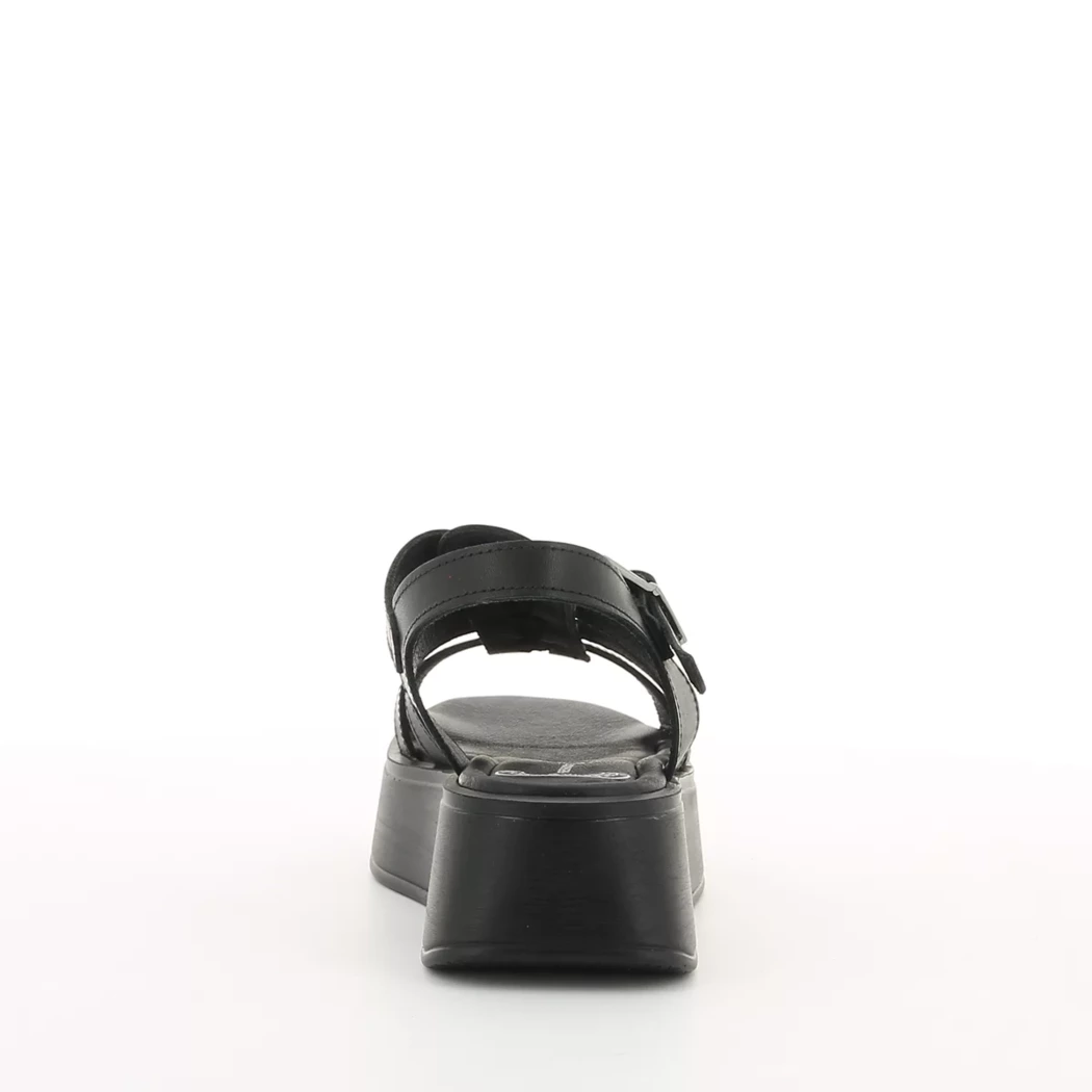Image (3) de la chaussures Free Monday - Sandales et Nu-Pieds Noir en Cuir
