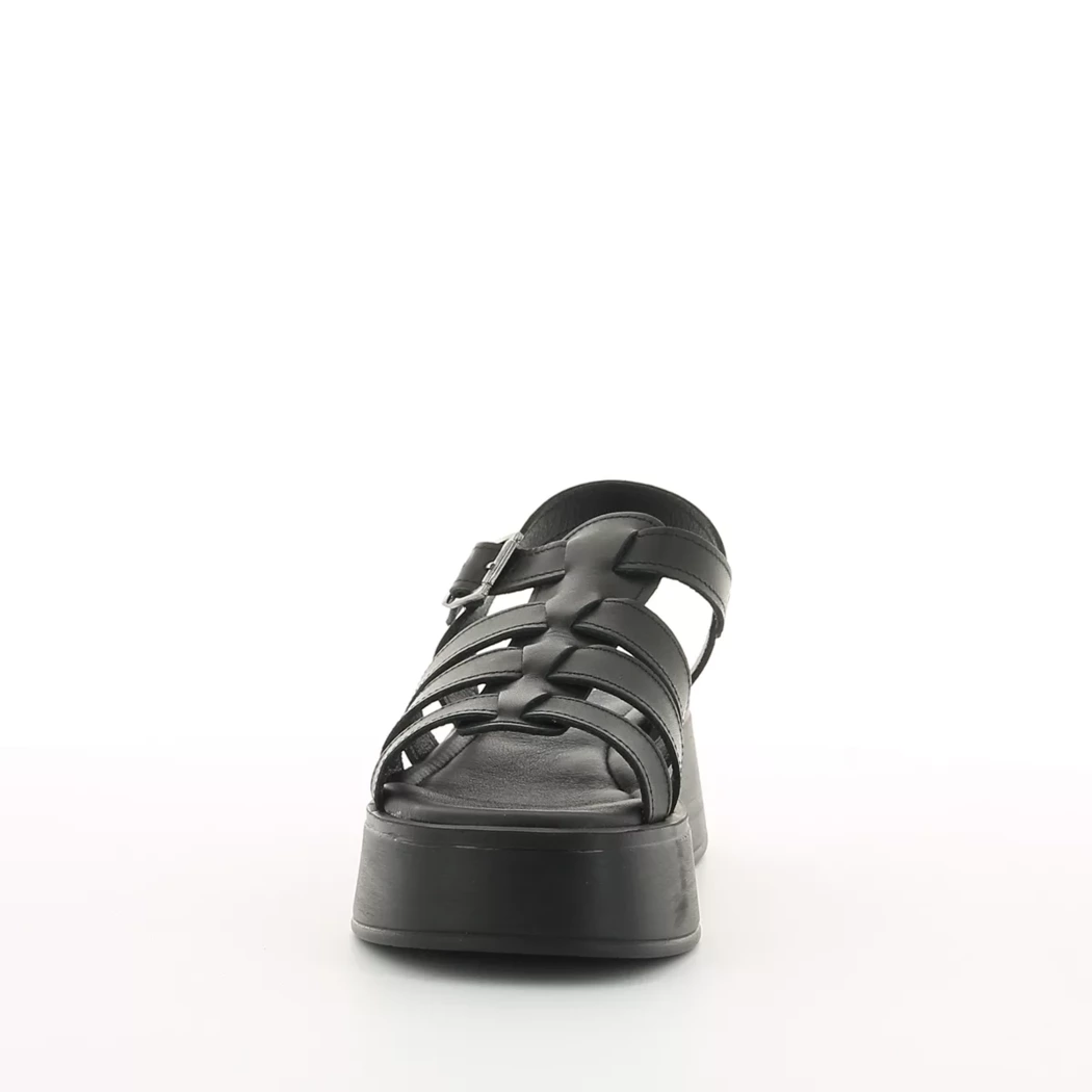 Image (5) de la chaussures Free Monday - Sandales et Nu-Pieds Noir en Cuir