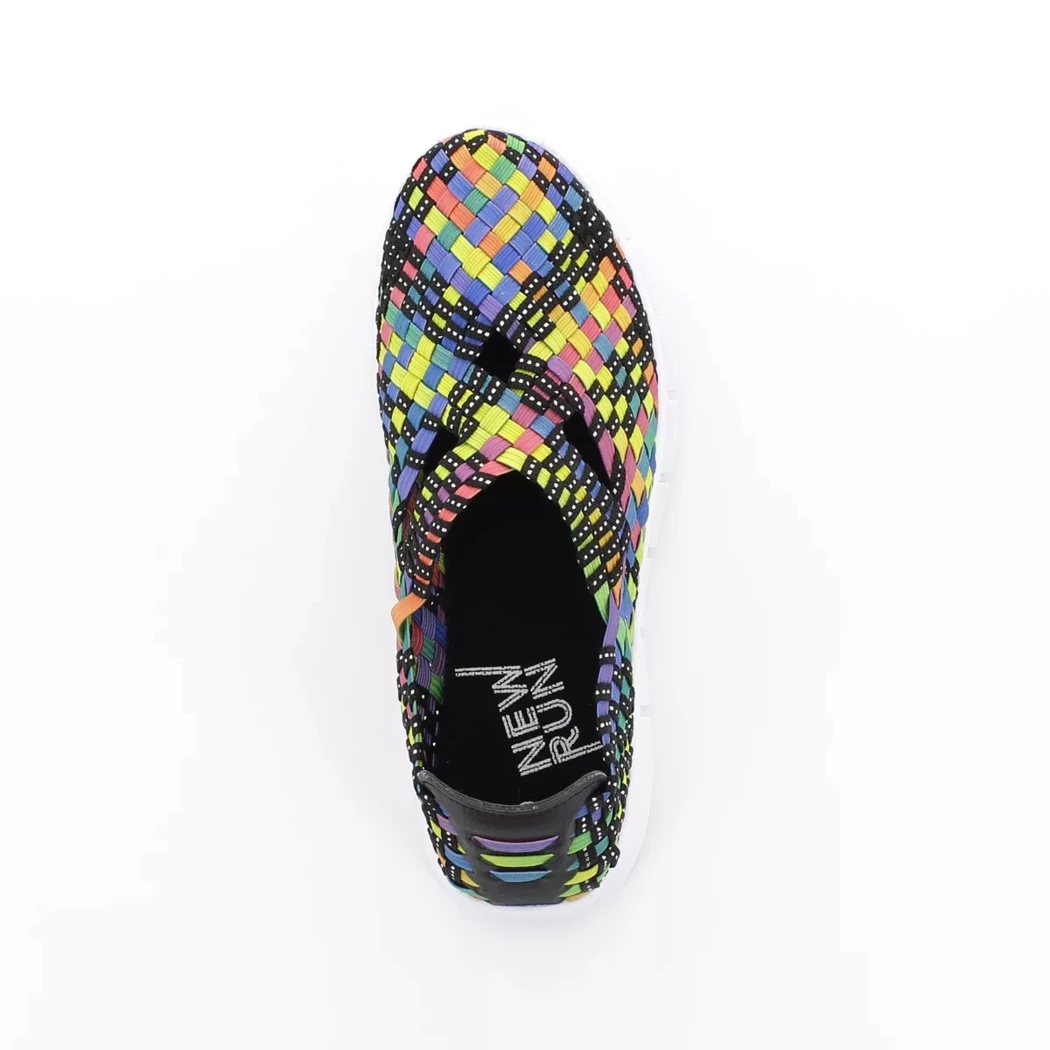 Image (6) de la chaussures New Run - Ballerines Noir en Textile