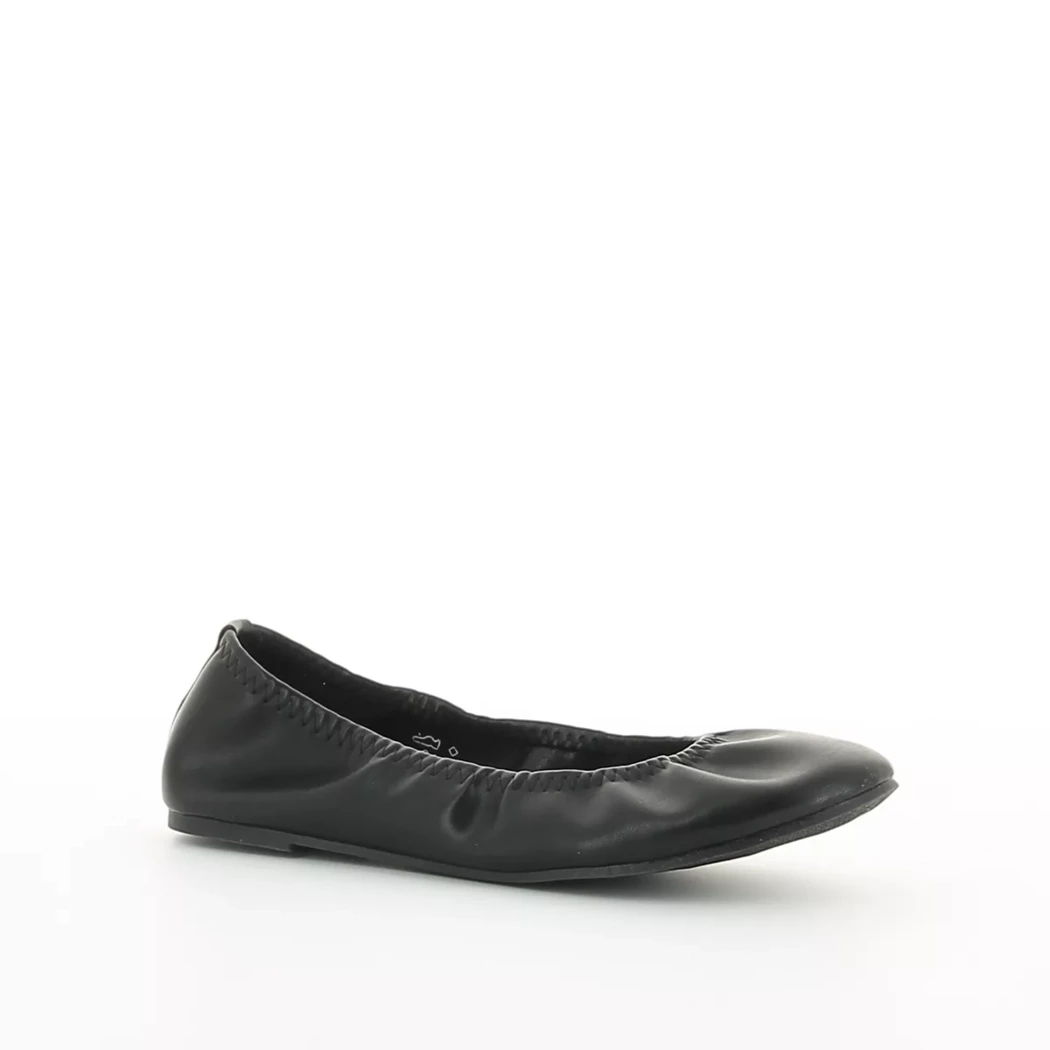 Image (1) de la chaussures Smart Standard - Ballerines Noir en Cuir synthétique