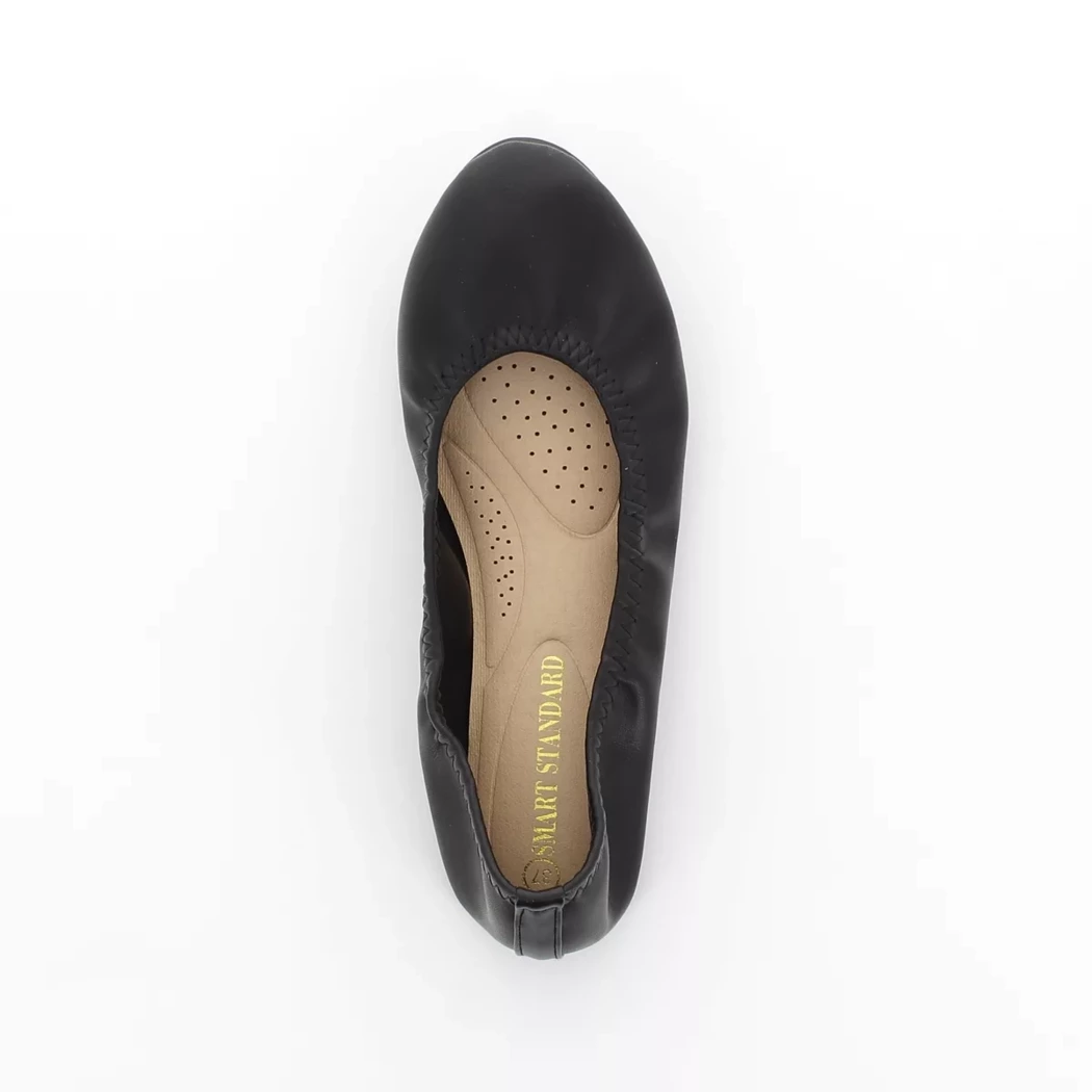 Image (6) de la chaussures Smart Standard - Ballerines Noir en Cuir synthétique