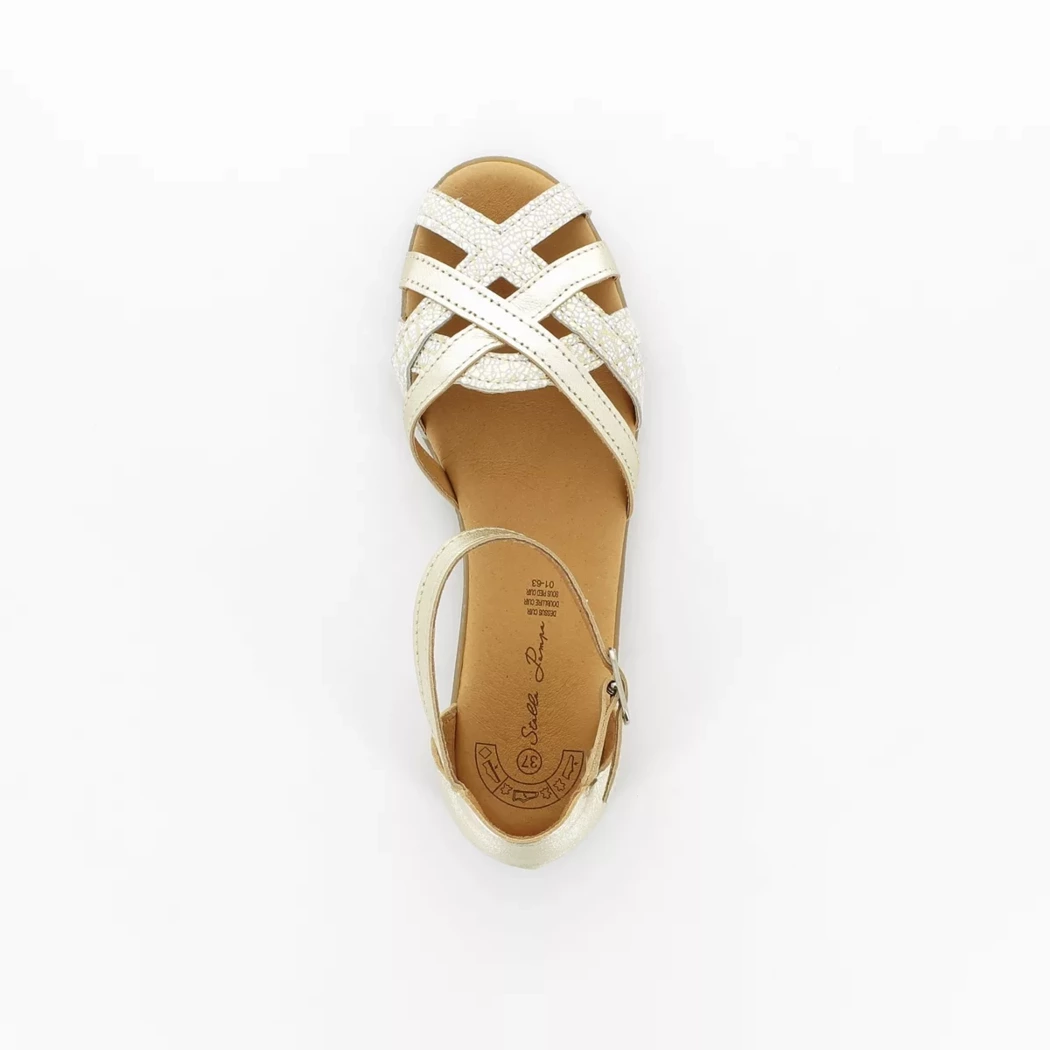 Image (6) de la chaussures Stella Pampa - Escarpins Or / Bronze / Platine en Cuir