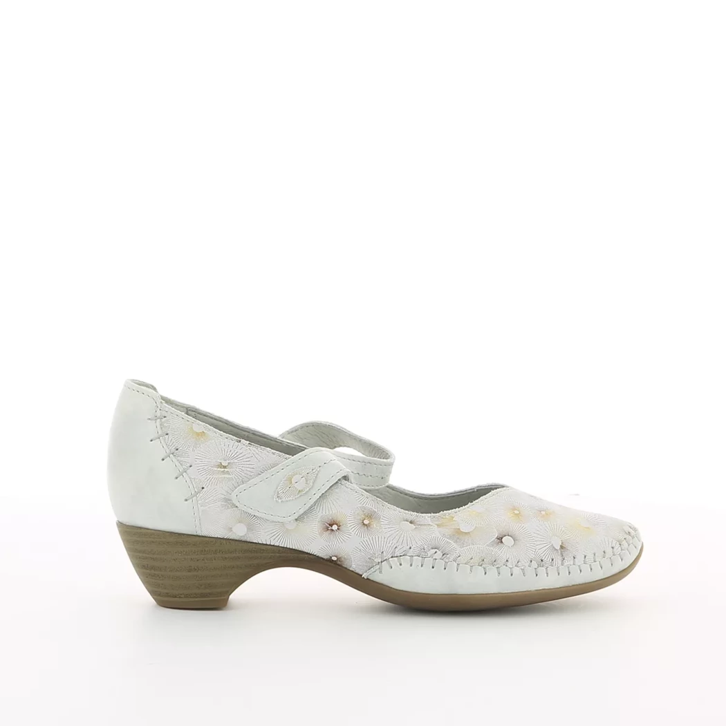 Image (2) de la chaussures Kiarflex - Escarpins Blanc en Cuir