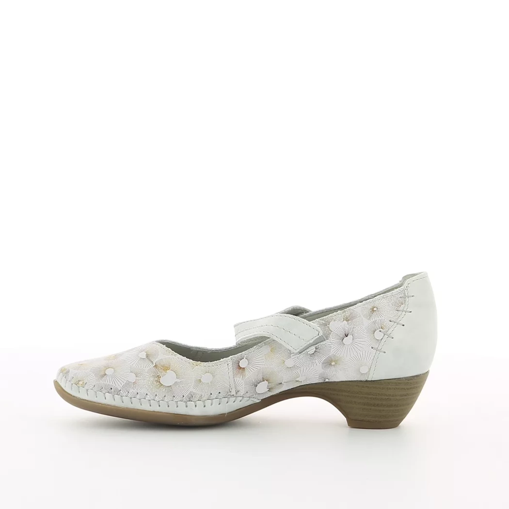 Image (4) de la chaussures Kiarflex - Escarpins Blanc en Cuir