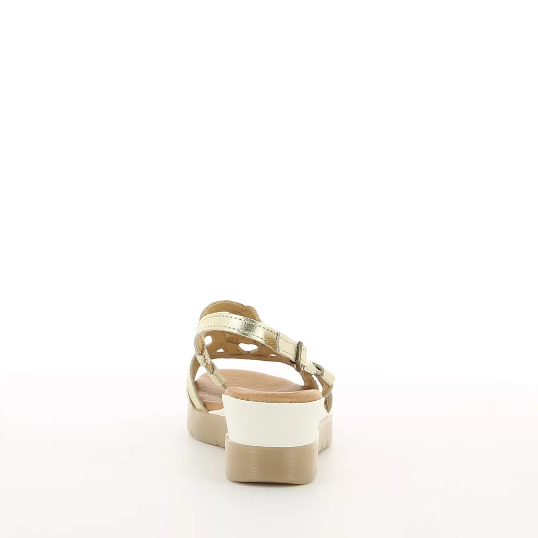 Image (3) de la chaussures Desir de Fuite - Sandales et Nu-Pieds Or / Bronze / Platine en Cuir
