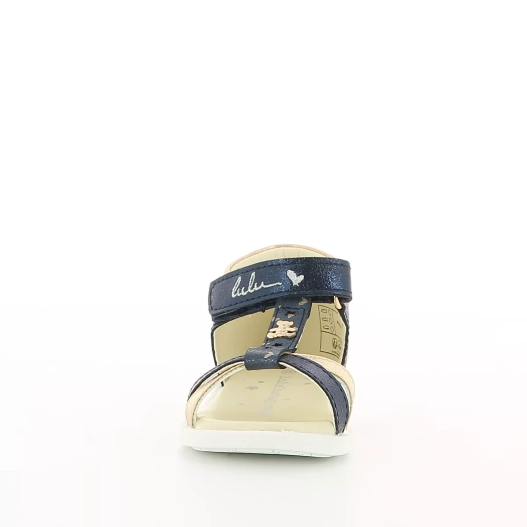 Image (5) de la chaussures Lulu Castagnette - Sandales et Nu-Pieds Bleu en Cuir synthétique