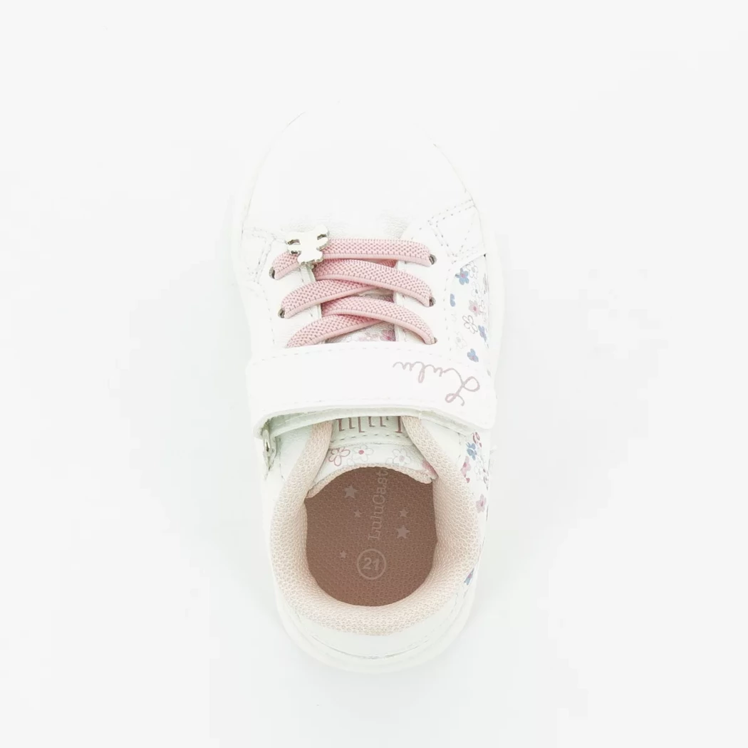 Image (6) de la chaussures Lulu Castagnette - Baskets Blanc en Cuir synthétique
