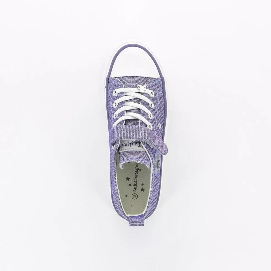Image (6) de la chaussures Lulu Castagnette - Baskets Violet / Lilas en Textile